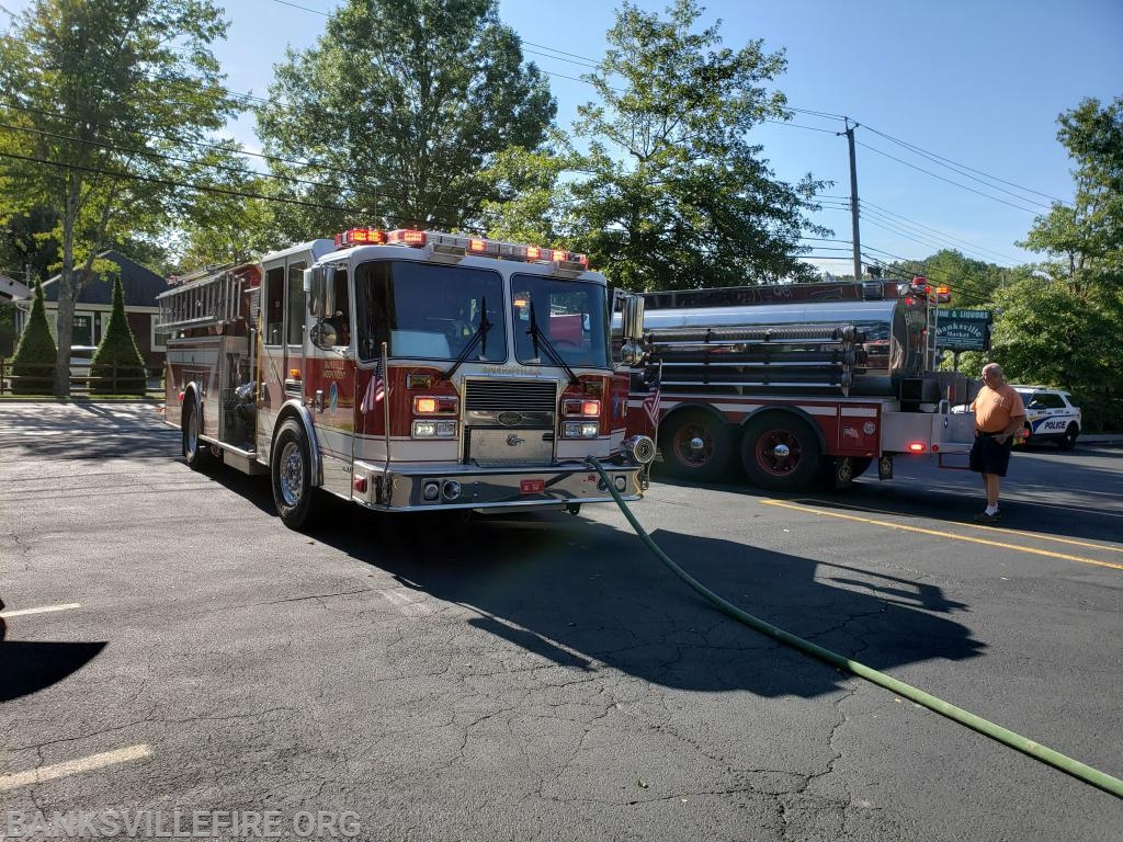 Garbage Fire on Bedford-Banksville rd